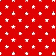 White stars on a red background