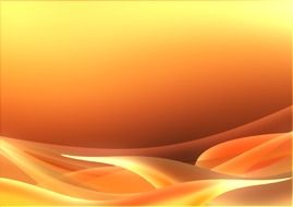 abstract image of waves of gold