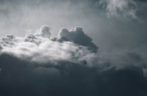 dark winter clouds