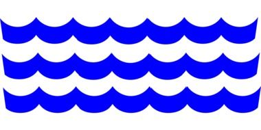 waves blue pattern water