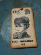 Vintage label