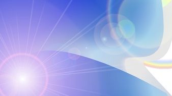 background of blue abstract
