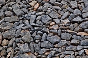 texture with rough stones