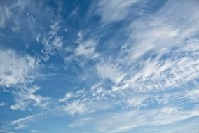 peaceful blue sky