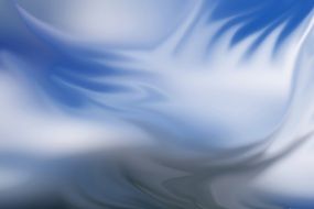 background blue cloud spikes
