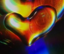 water heart spectrum droplet