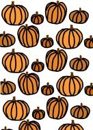 pumpkin orange gourd background