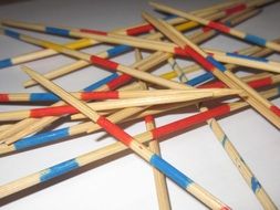 mikado wooden sticks bars