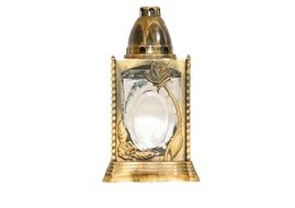 lantern copper background white