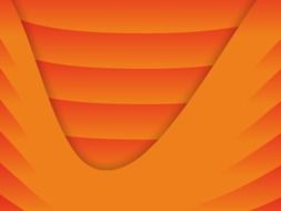 the orange desktop background