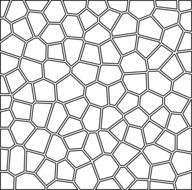 comb lines offset pattern