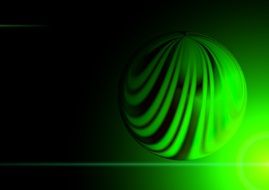 ball green texture about