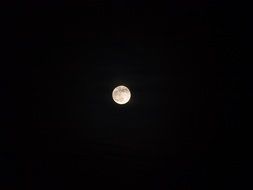 moon white black background night
