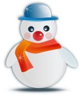 snowman winter christmas holiday