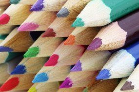 colorful colored pencils