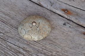 angel decoration stone wood