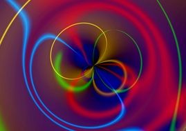 twisted colored light waves