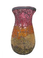 color glass vase clipped isolated