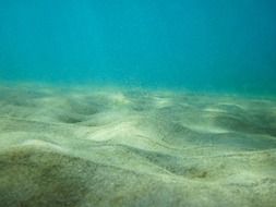 background blue floor ocean sand