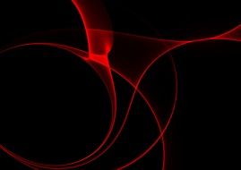 wave red abstract pattern colorful