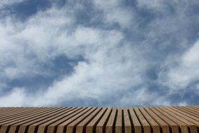 wood background roof heaven