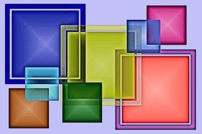 square pattern abstract background