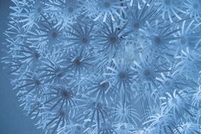 abstract leaves and flowers texture pattern