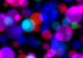 bokeh colorful out of focus blue