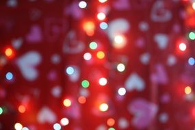 defocused romantic background