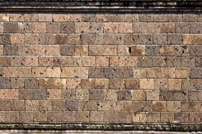 bricks wall background cemented