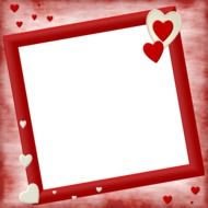 background with romantic frame