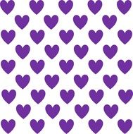purple heart love valentine