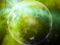 background abstract green structure