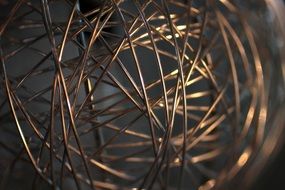 wire mesh maze light