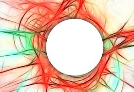 background of abstract lines and light bulb