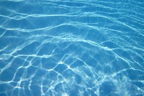background with blue pool water