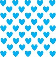 aqua turquoise blue white heart