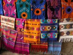 scarf mexico towels color colorful