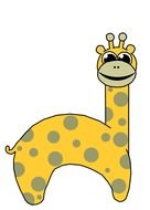 giraffe spots clip arts children