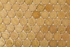decomposed gold coins