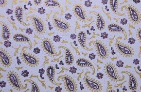 paisley purple lavender gold