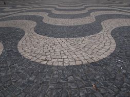 soil stone stepping on background