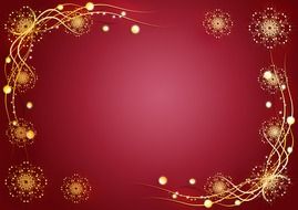 background red pattern holiday