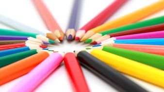 wooden color pencils