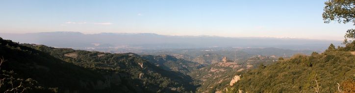 autumn mountains in Catalonia