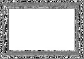 frame picture outline black