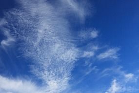 air atmosphere background blue sky white clouds