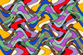 art wave abstract modern pattern