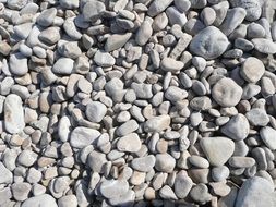 stones pebbles beach bank texture
