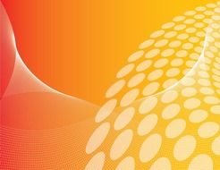 abstract orange background backdrop